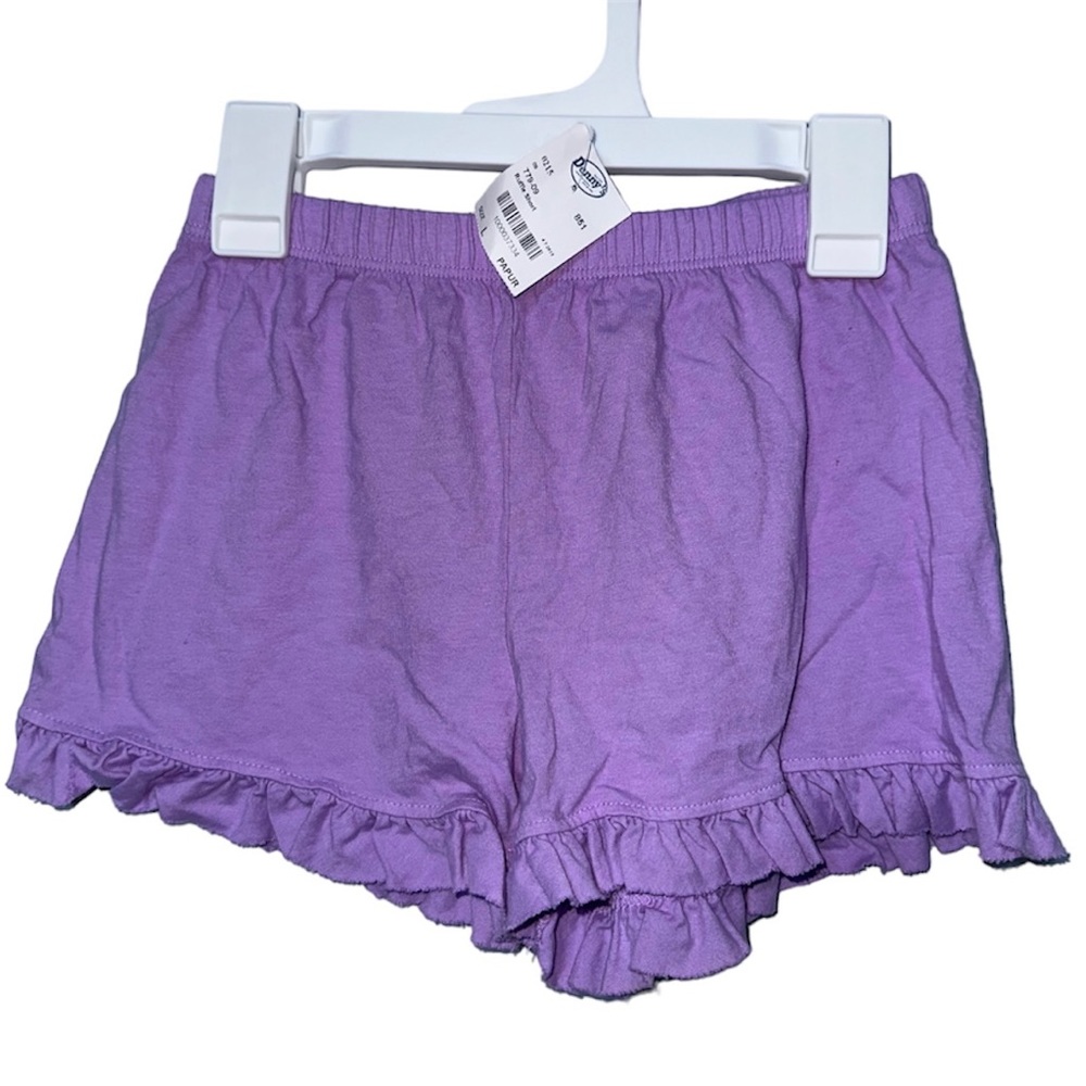 Purple Ruffle Shorts NWT